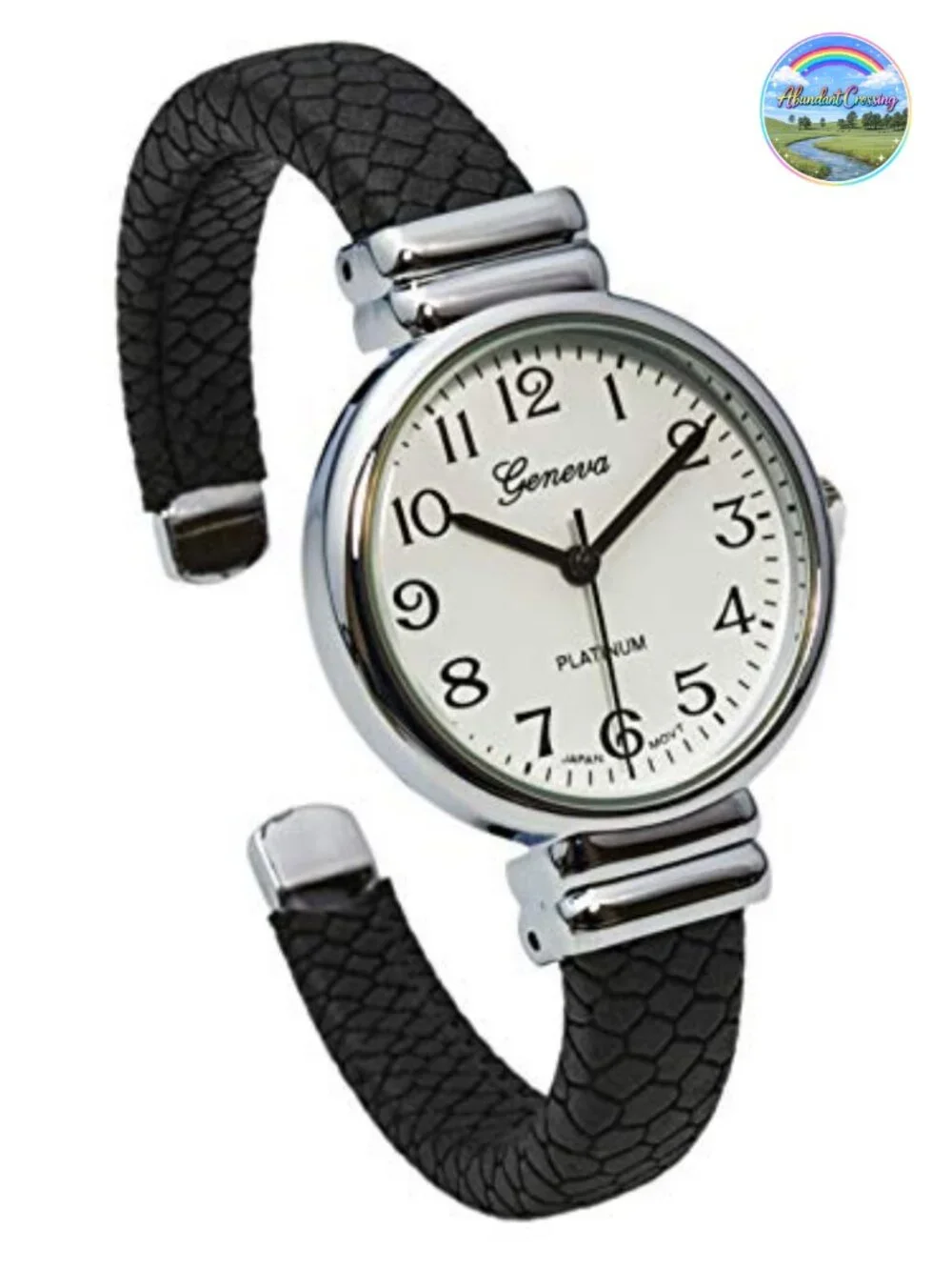 Crystal Bracelet Watch Snake Style Bangle Cuff Quartz Wristwatch Women's